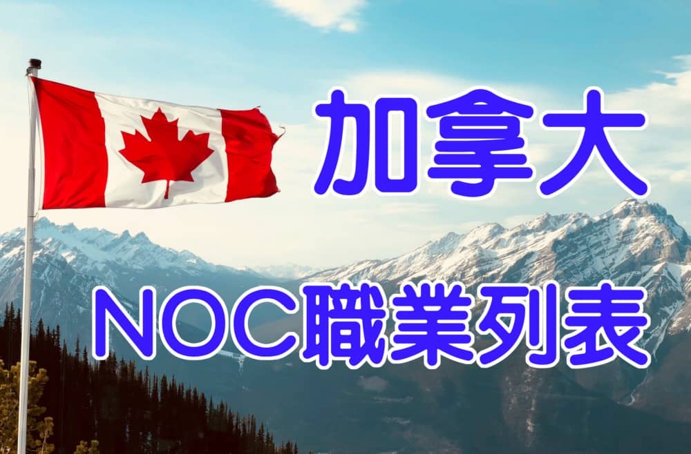  noc national occupational classification sec 